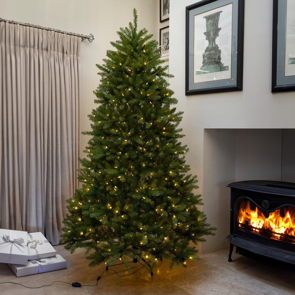 Dunhill Fir Dual Colour LED Christmas Tree