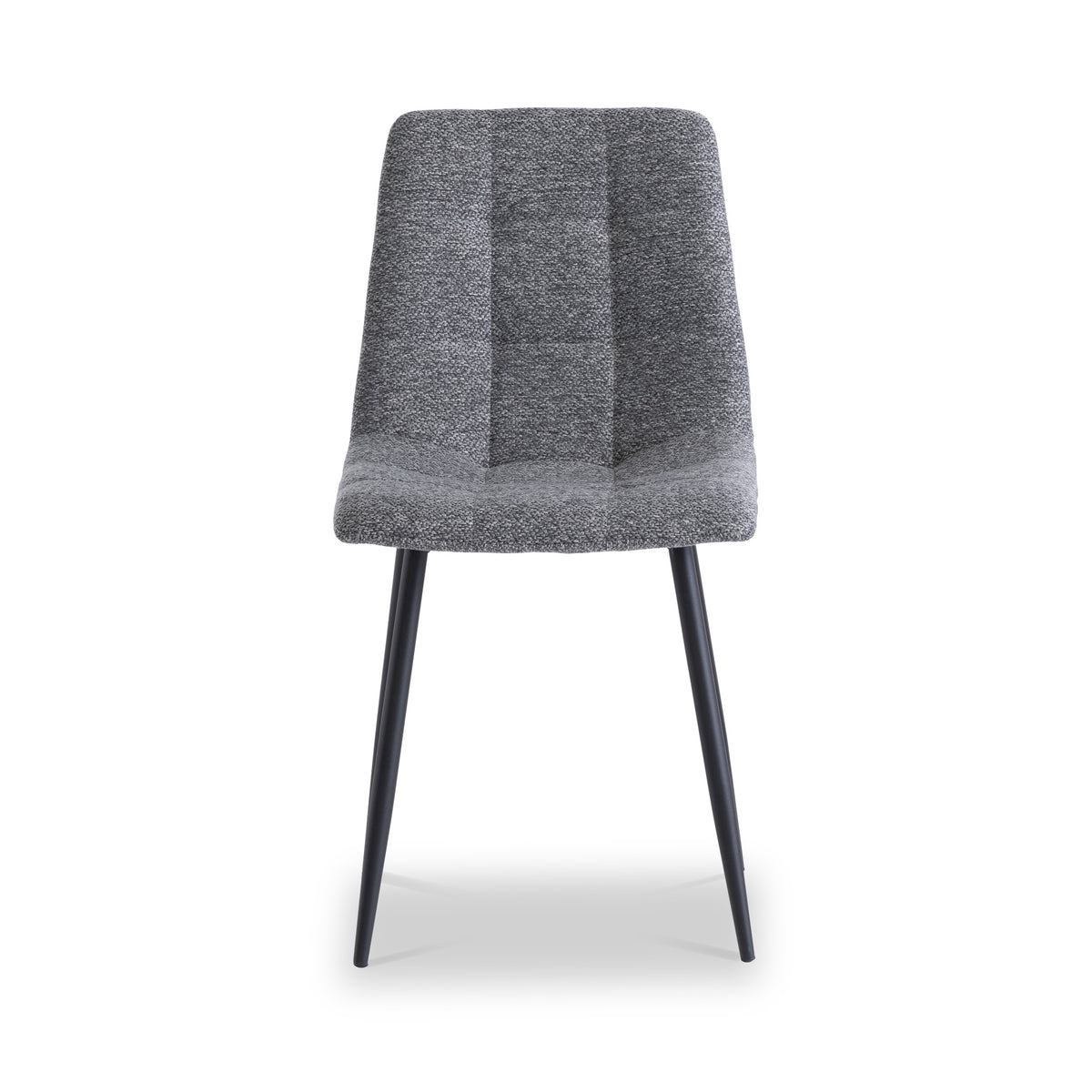 Edie Dark Grey Quilted Back Dining Chair