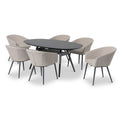 Maze Ambition 6 Seat Oval Dining Set from Roseland Furniture