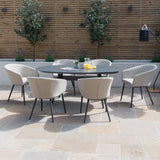 Maze Ambition 6 Seat Oval Dining Set