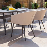 Maze Ambition 6 Seat Oval Dining Set