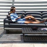 Maze Ethos Flanelle Grey Large Outdoor Corner Sofa Group