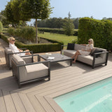 Ibiza 3 Seat Outdoor Sofa Set With Square Table