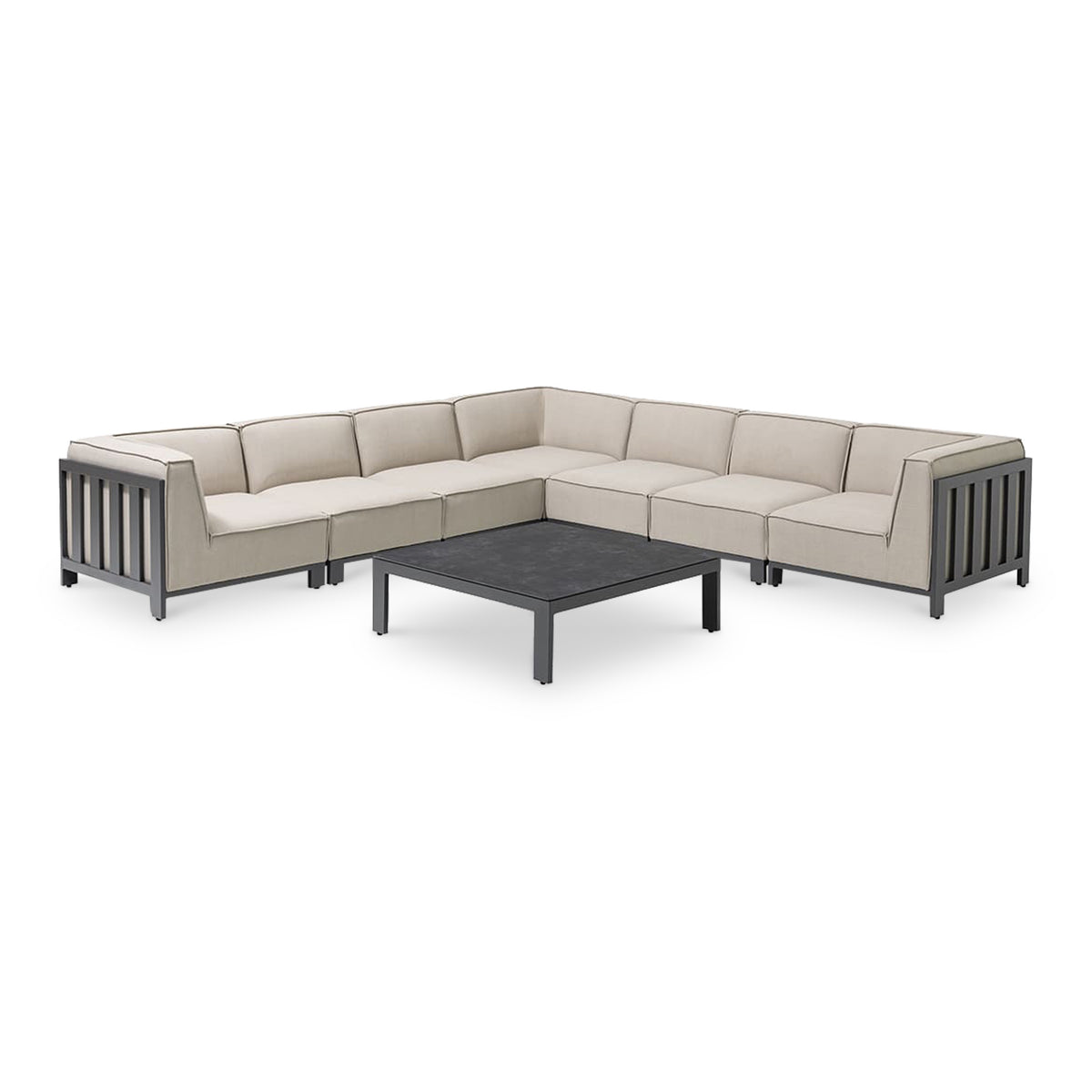 Maze Ibiza Large Outdoor Corner Sofa Set With Square Table from Roseland Furniture