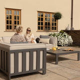 Maze Ibiza Large Outdoor Corner Sofa Set With Square Table