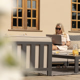 Maze Ibiza Outdoor Medium Corner Sofa Set With Square Table