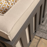 Maze Ibiza U Shape Outdoor Sofa Set With Square Table