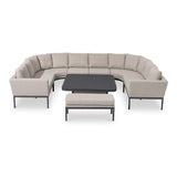 Maze Pulse U Shape Outdoor Dining Set with Rising Table