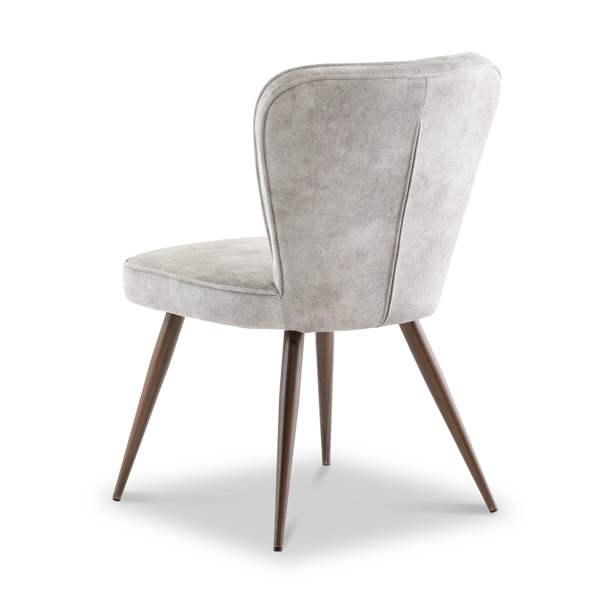 Alva-Soft-Velvet-Dining-Chair-Pearl from Roseland Furniture