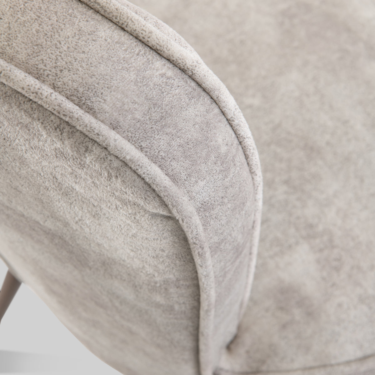 Alva-Soft-Velvet-Dining-Chair-Pearl from Roseland Furniture