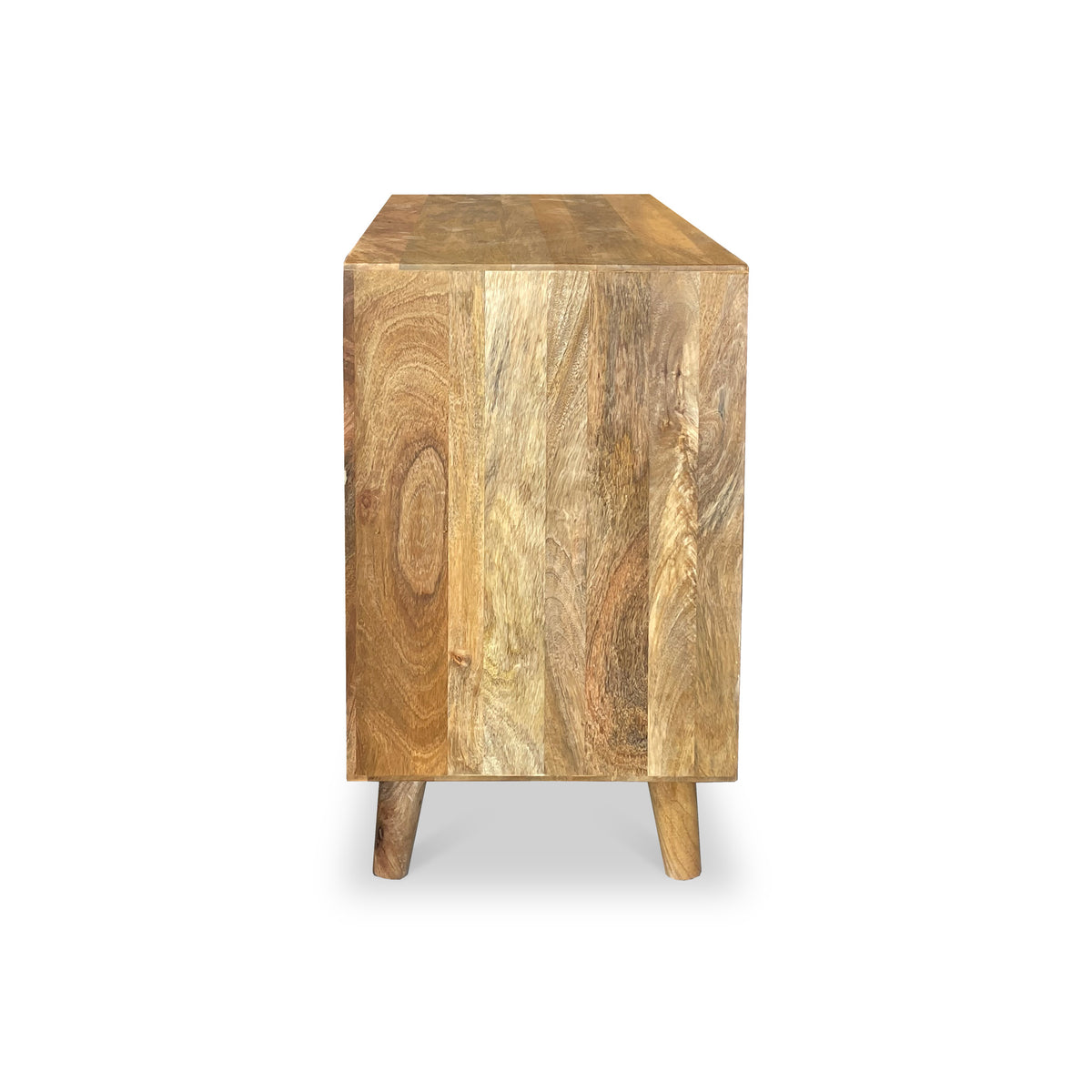 Enzo Geometric Mango Wood 2 Door Sideboard