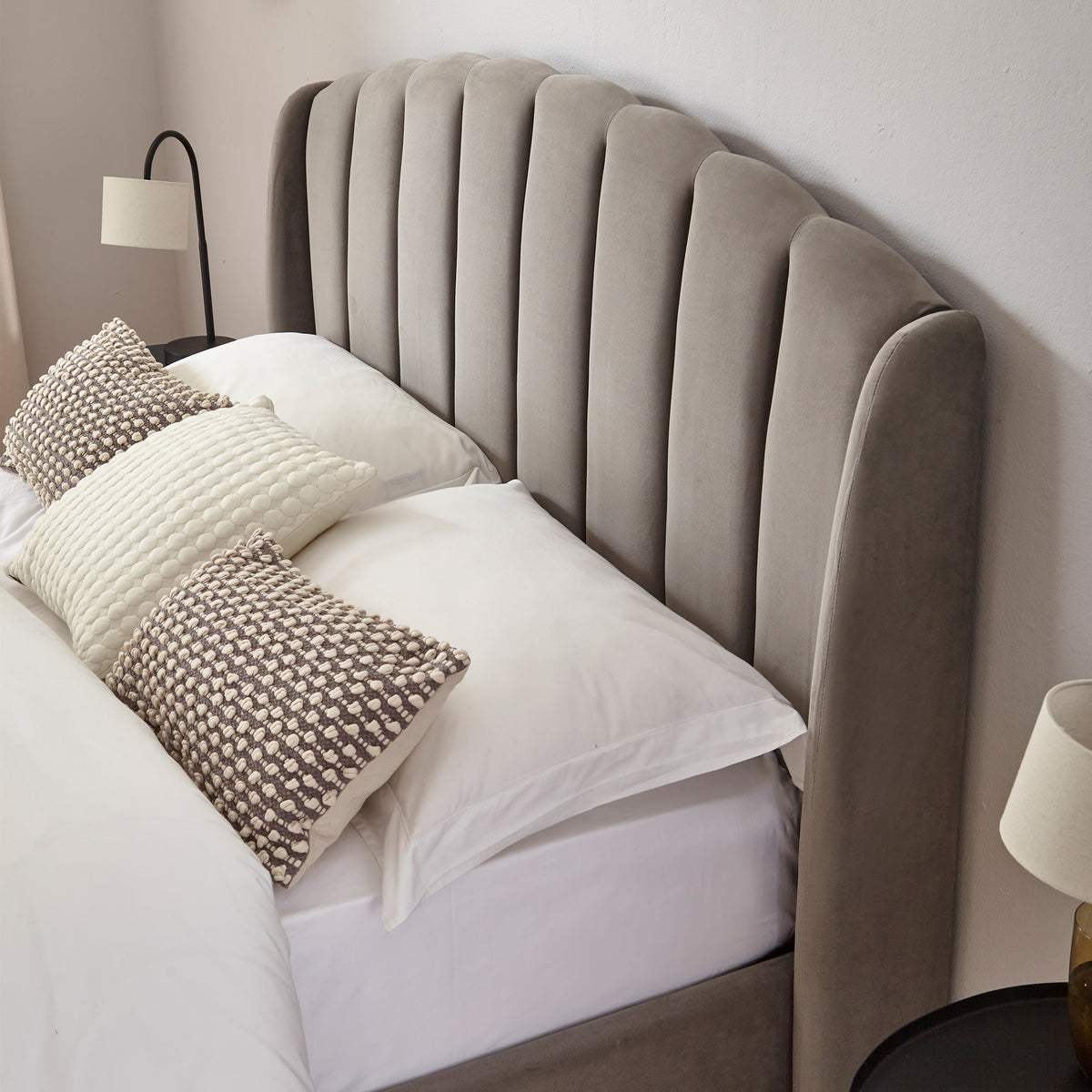 Camden Pleated Bed Frame from Roseland Furniture