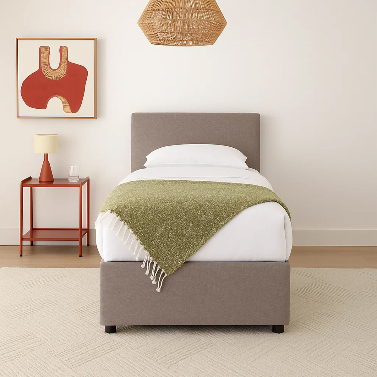 Waltham Ottoman Storage Bed Frame Single from Roseland Furniture