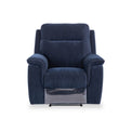 Weston Blue Fabric Electric Reclining Armchair from Roseland Furniture