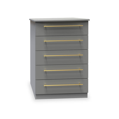 Bramham Grey 5 Drawer Chest