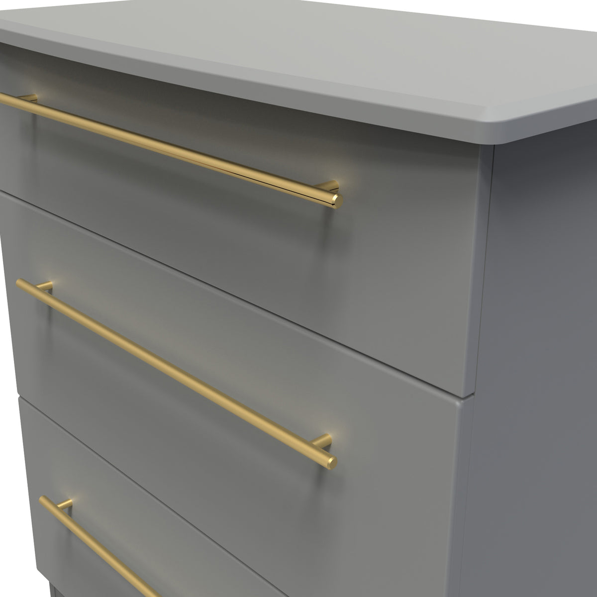 Bramham Grey 3 Drawer Deep Chest