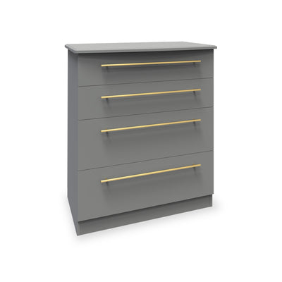 Bramham Grey 4 Drawer Deep Chest