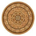 Holden Beige Oriental Stain Resistant Circular Rug from Roseland Furniture