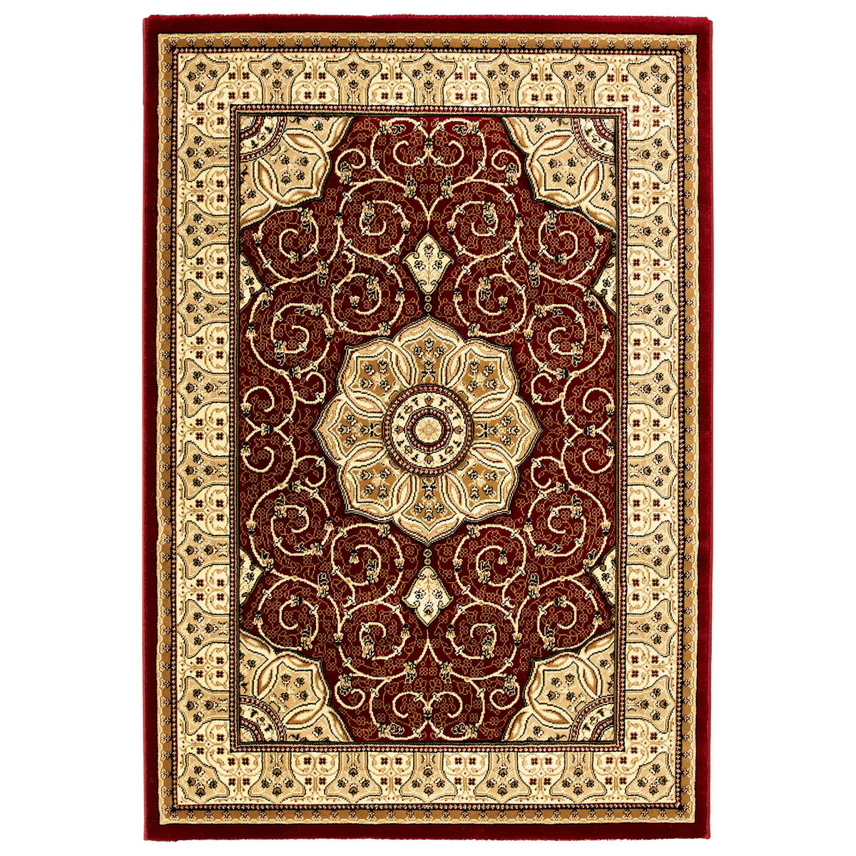Holden Red Oriental Stain Resistant Rug from Roseland Furniture