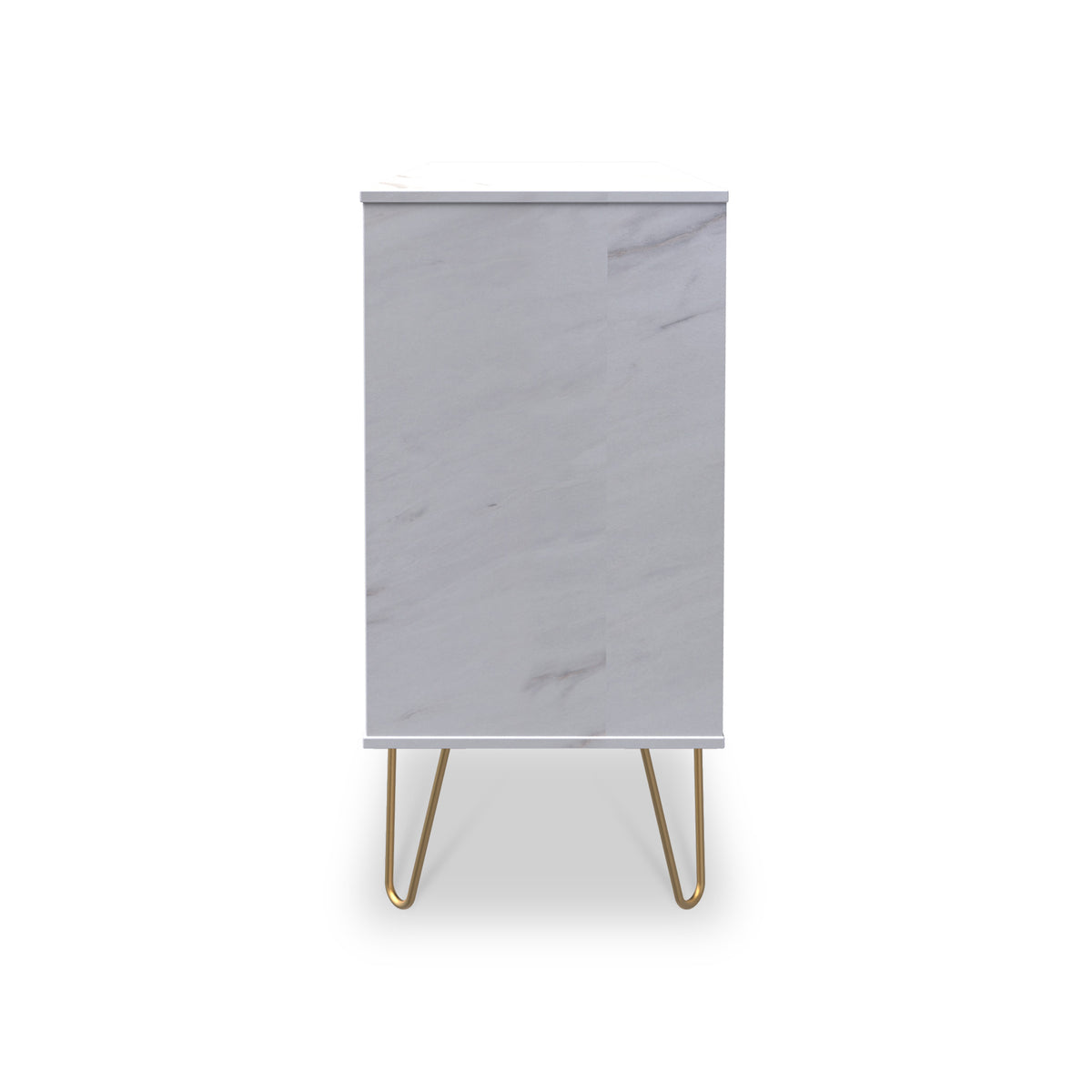 Moreno Marble Effect 4 Drawer Chest