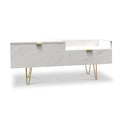 Moreno Marble Effect TV Console Unit from Roseland Furniture
