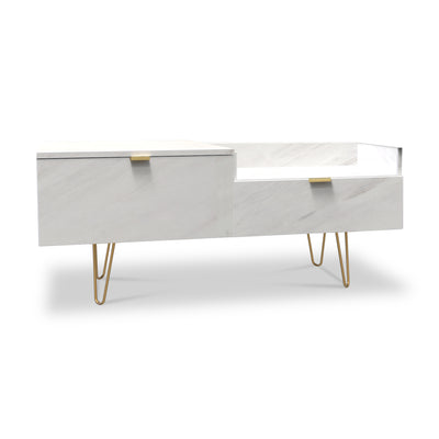 Moreno Marble Effect TV Console Unit