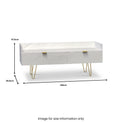 Moreno Marble Effect Media Console Unit from Roseland Furniture