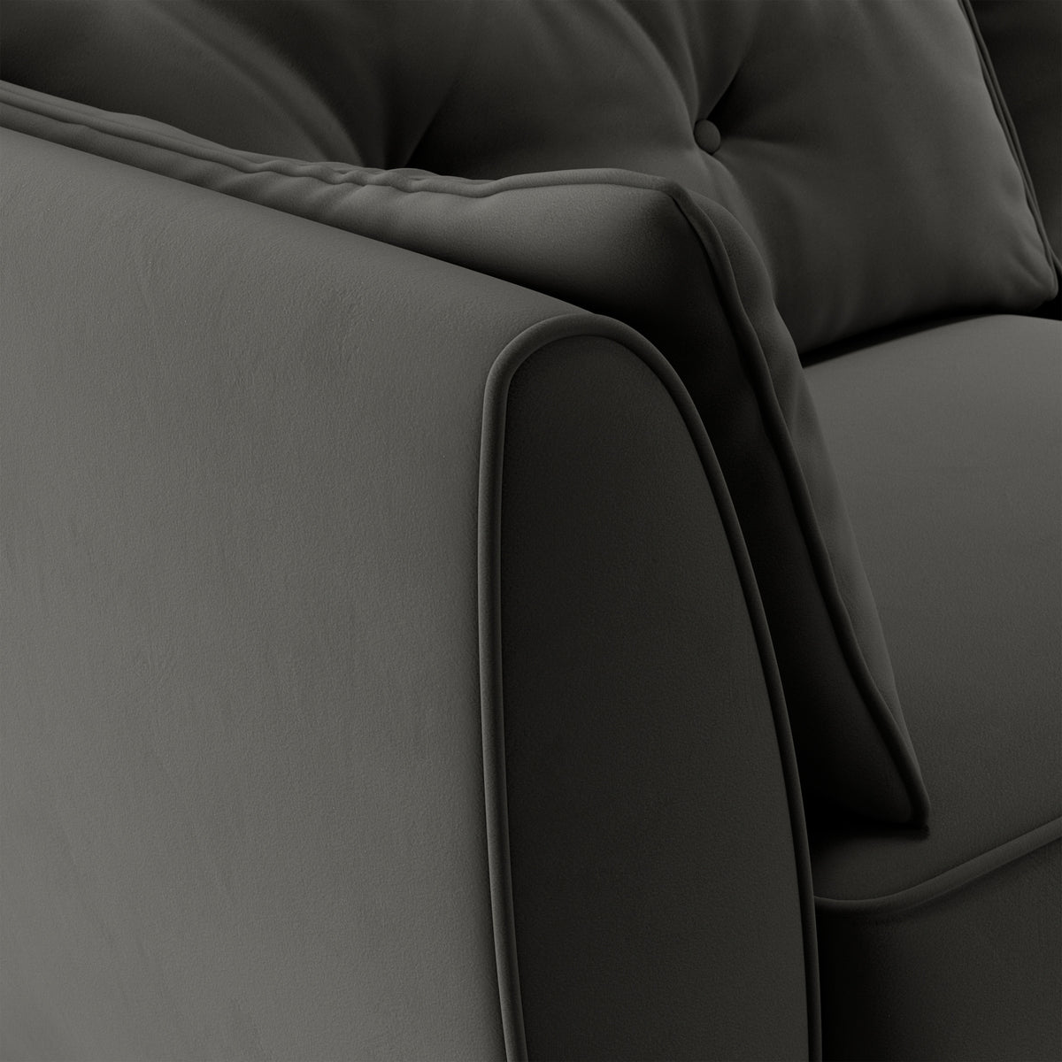 Edison Sofa Black Arm from Roseland Furniture