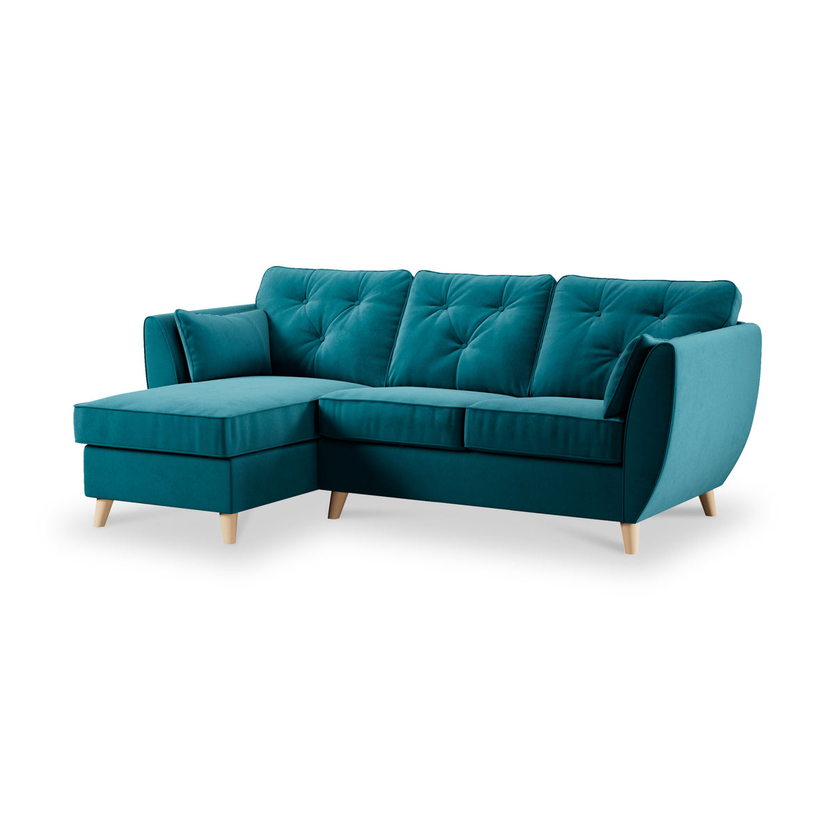 Edison Chaise LH Light Feet Mallard from Roseland Furniture