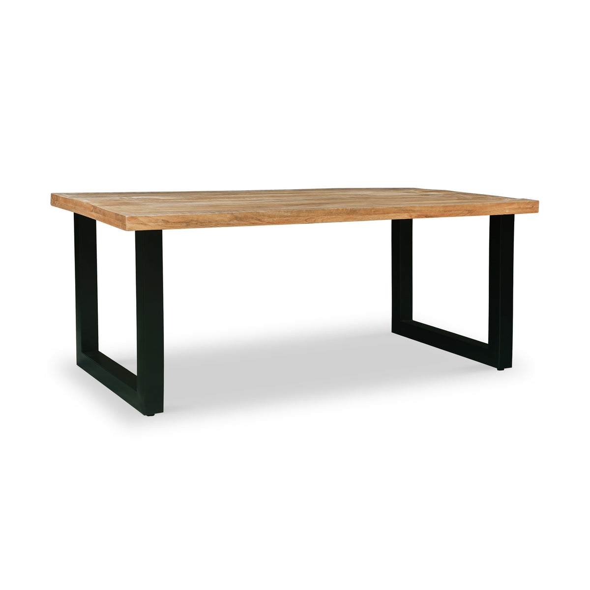 Jaxon Industrial Mango Wood 160cm Rectangular Dining Table from Roseland Furniture