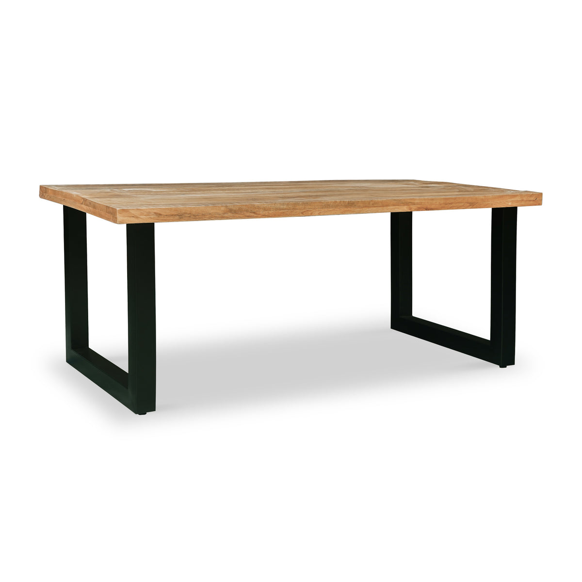 Jaxon Industrial Mango Wood 180cm Rectangular Dining Table from Roseland Furniture