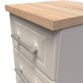 Talland Ash 3 Drawer Bedside Cabinet by Roseland Furniture