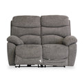 Seville Ash Fabric Electric Reclining 2 Seater Sofa from Roseland Furniture