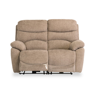 Seville Fabric Electric Reclining 2 Seater Sofa
