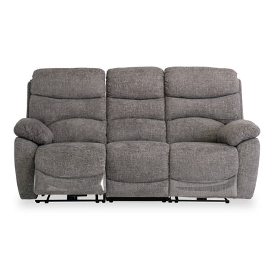 Seville Fabric Electric Reclining 3 Seater Sofa