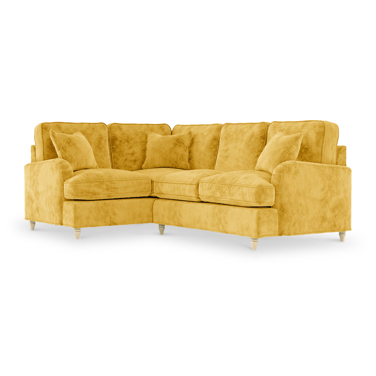 Arthur Gold RH Corner Sofa from Roseland Furniture