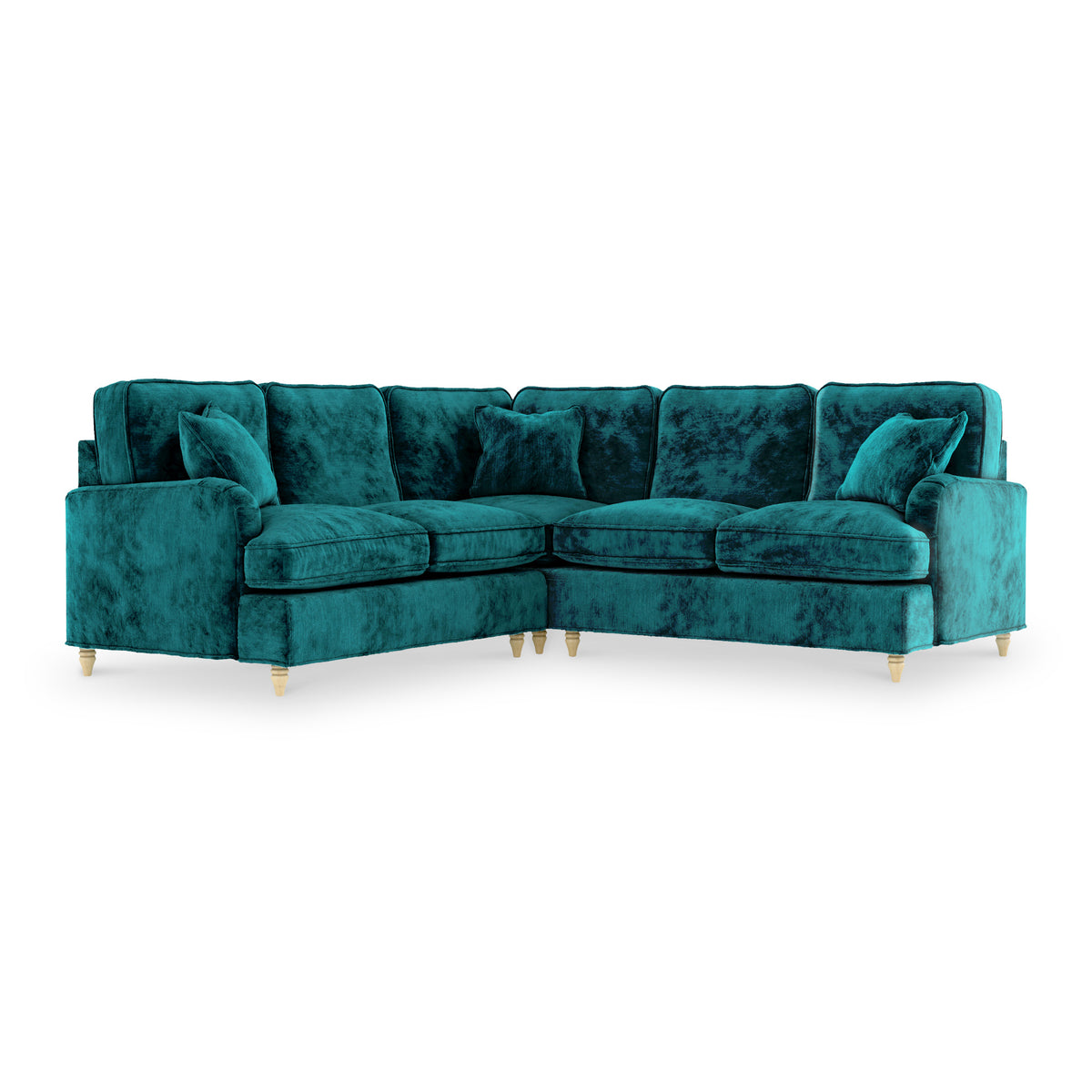 Arthur Emerald Green Large Corner Sofa from Roseland Furniture