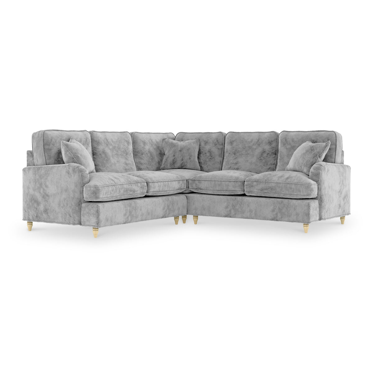 Arthur Ice Grey Large Corner Sofa from Roseland Furniture