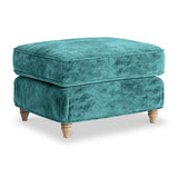 Alfie and Arthur Emerald Green Universal Footstool from Roseland Furniture