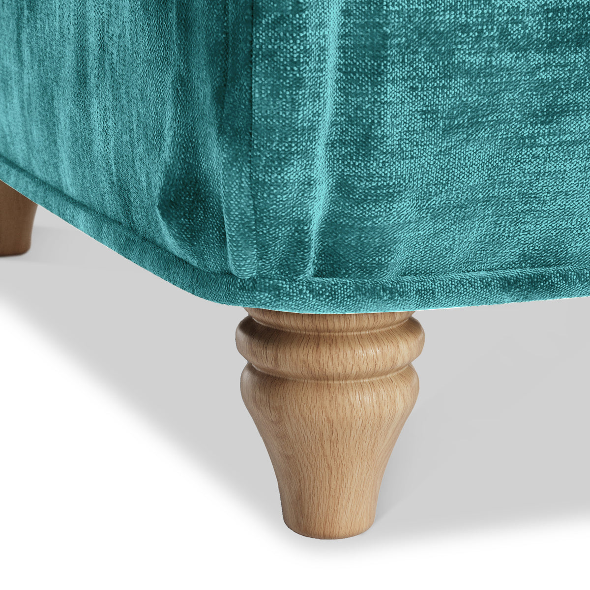Alfie and Arthur Emerald Green Universal Footstool from Roseland Furniture