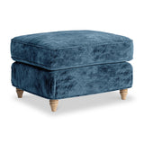 Alfie and Arthur Navy Universal Footstool from Roseland Furniture