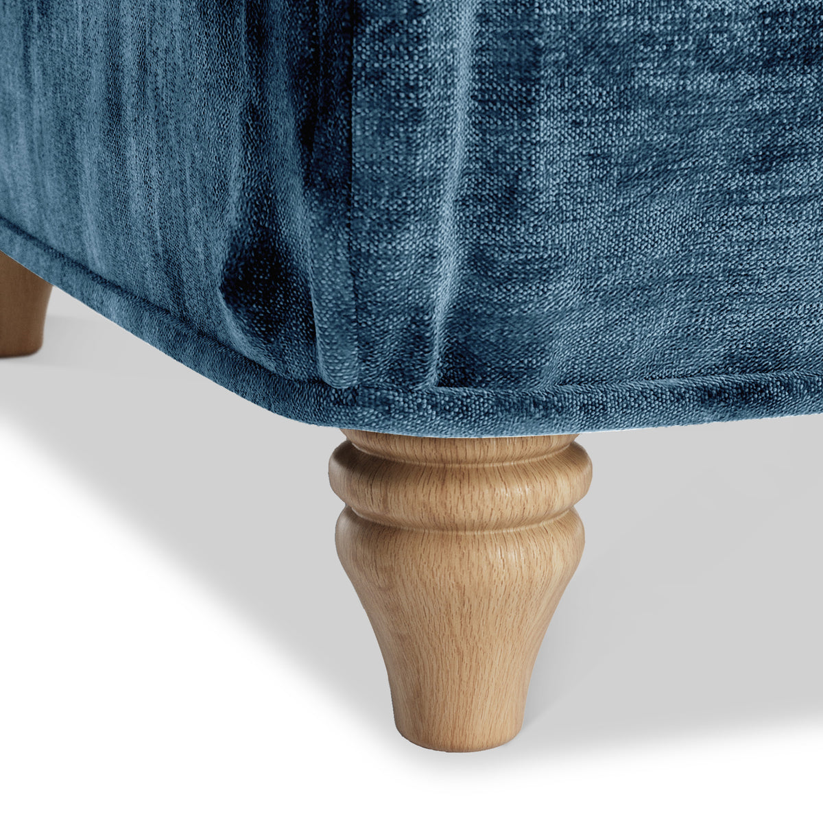 Alfie and Arthur Navy Universal Footstool from Roseland Furniture