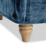 Alfie and Arthur Navy Universal Footstool from Roseland Furniture