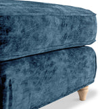 Alfie and Arthur Navy Universal Footstool from Roseland Furniture