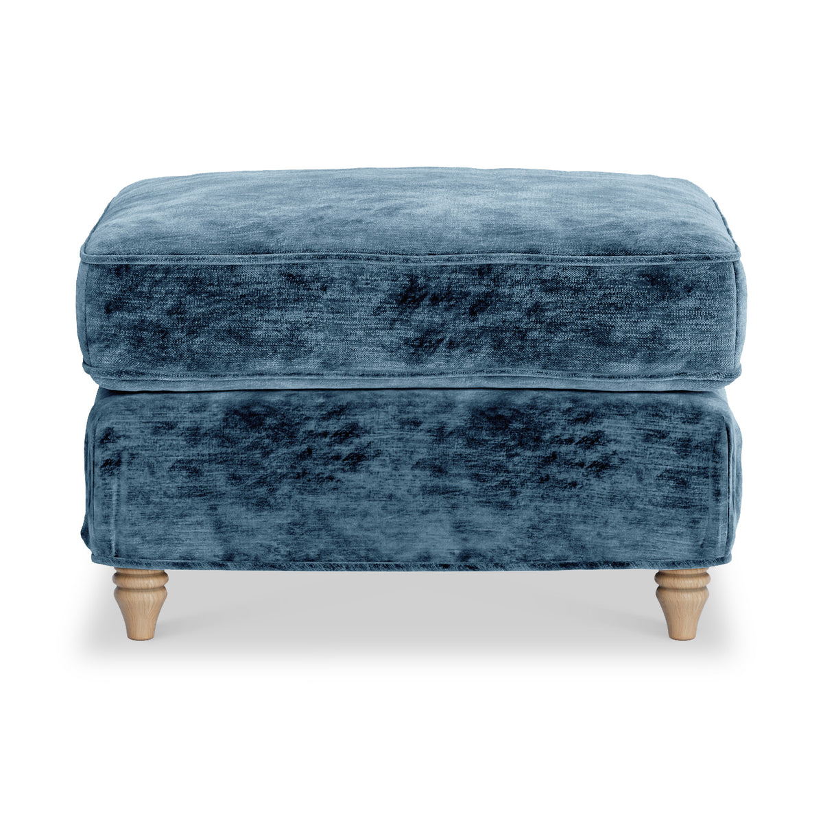 Alfie and Arthur Navy Universal Footstool from Roseland Furniture