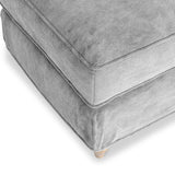 Alfie and Arthur Ice Grey Universal Footstool from Roseland Furniture