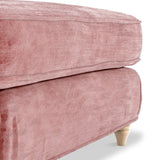 Alfie and Arthur Blush Pink Universal Footstool from Roseland Furniture