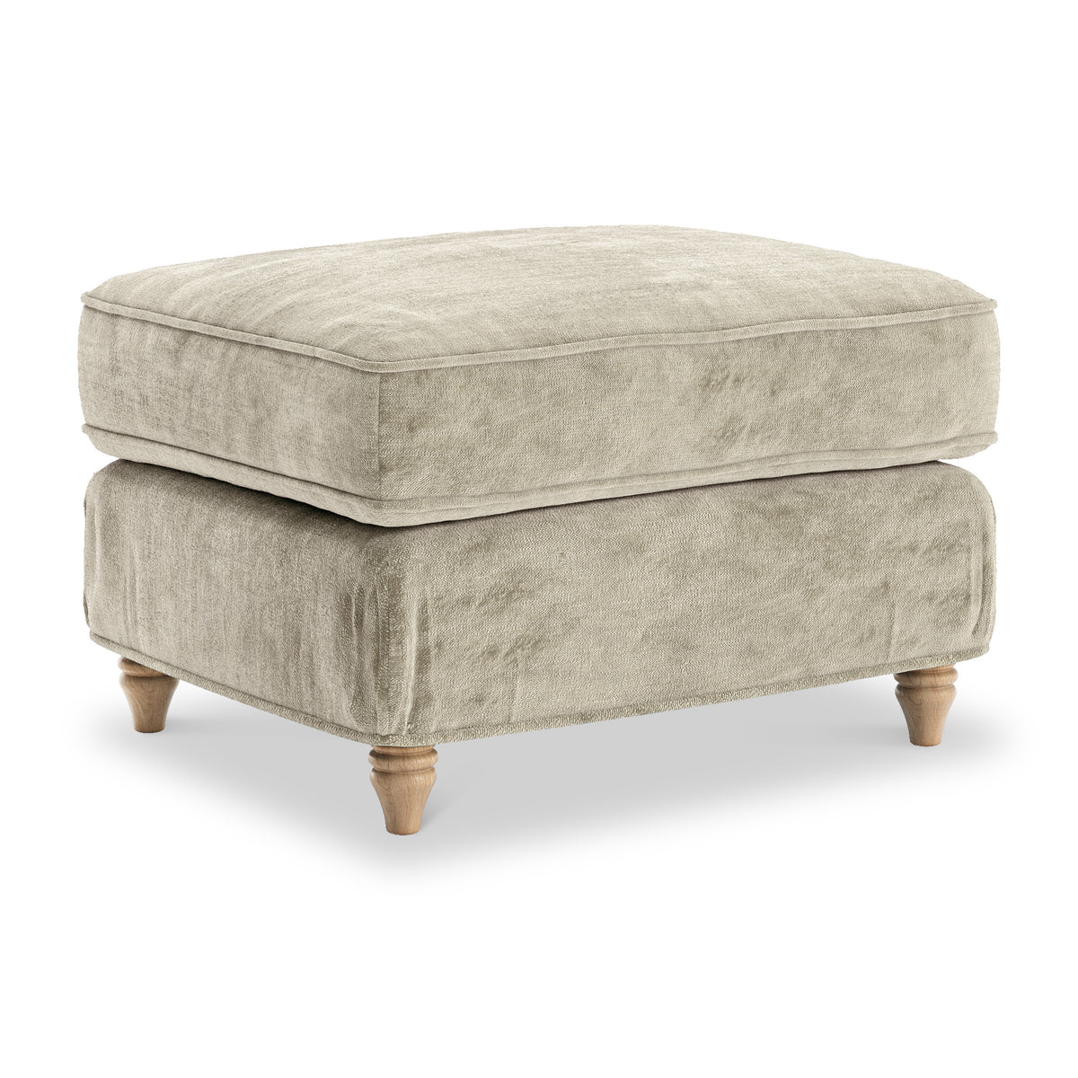 Alfie and Arthur Mink Universal Footstool from Roseland Furniture
