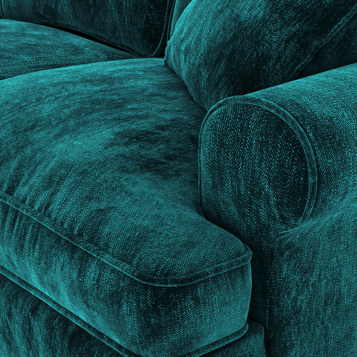 Alfie Emerald Green 3 Seater Sofa from Roseland Furniture