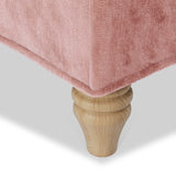 Alfie Blush Pink  Corner Sofa from Roseland Furniture